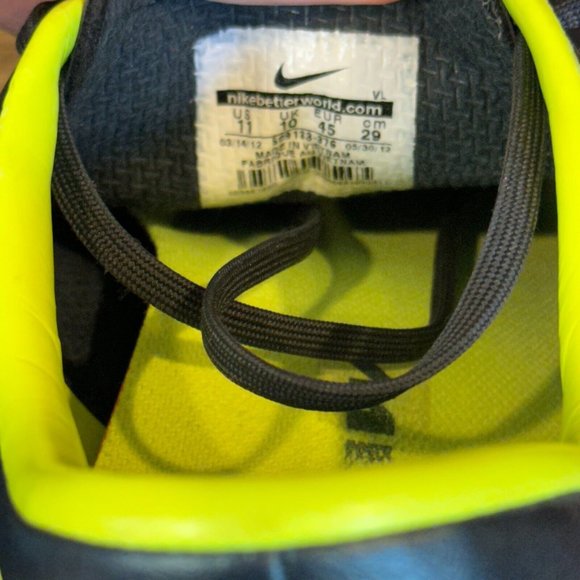 Mens Nike Mercurial Victory lll IC Black Indoor Soccer Shoes‎ Sneakers Size 11 M - Picture 8 of 8